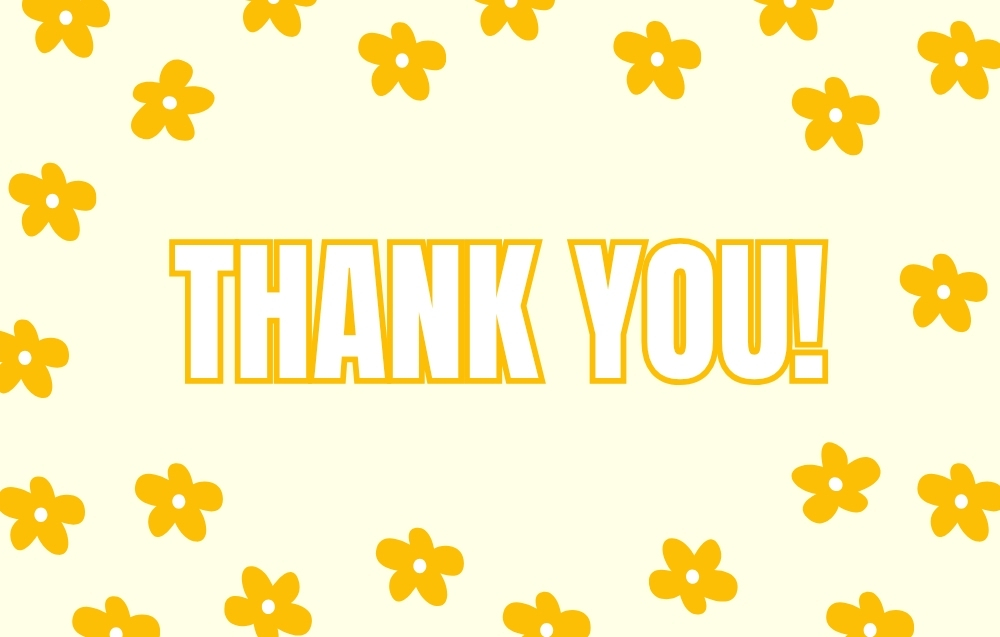 Thank You (Yellow)