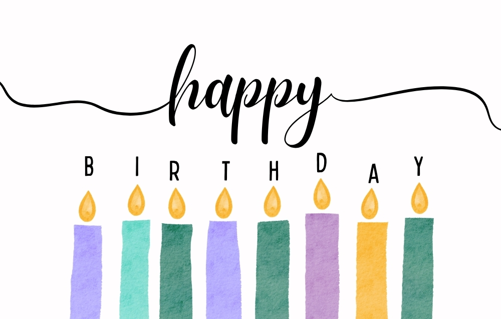 Happy Birthday Candles